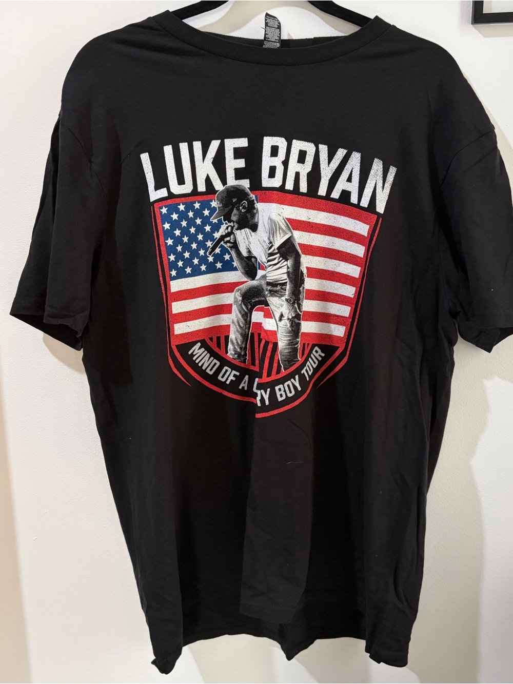 District Black Luke Bryan Mind of a Small Town Tour T-Shirt